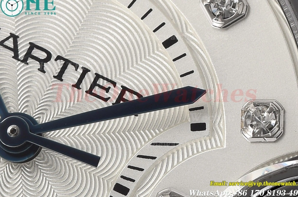 NH05 GDF Ballon Dia Cartier SS Bleu Silver SS 33mm De 1224